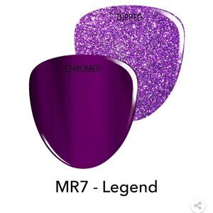 Glitter or Chrome - 2 different looks with this "Legend"ary Nail Dip Powder